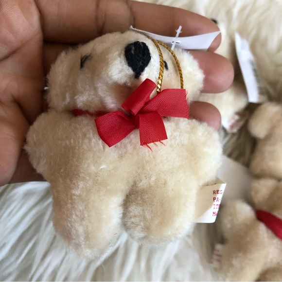 (12) VTG Miniature Teddy Bears Ornaments